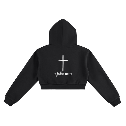 Fear God Womans Cropped Hoodie