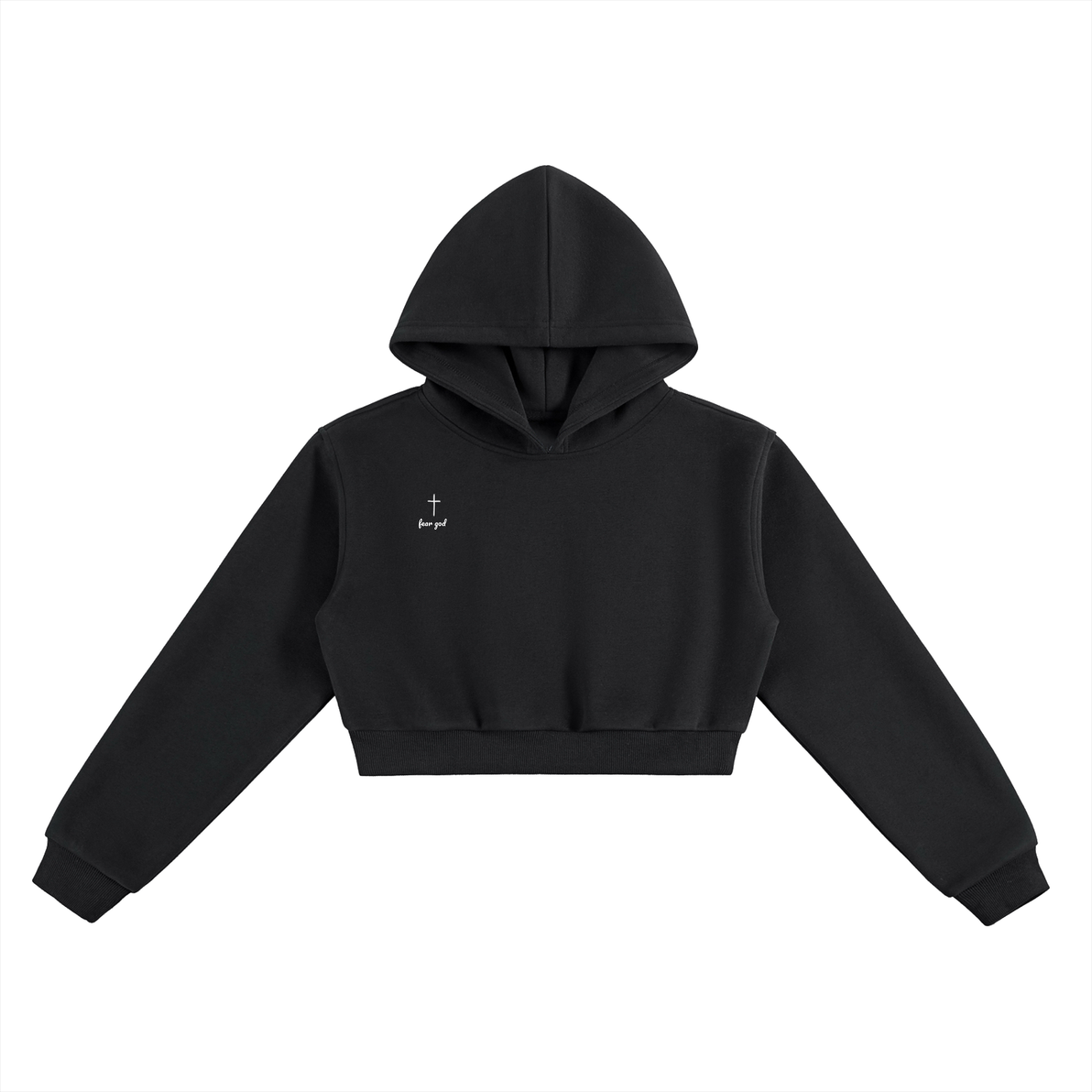 Fear God Womans Cropped Hoodie